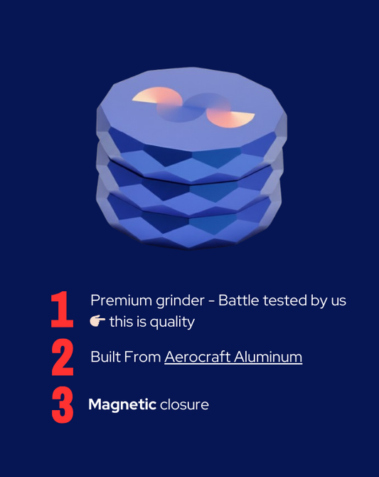 Premium Aluminum Grinder – Smooth, Sharp & Built to Last