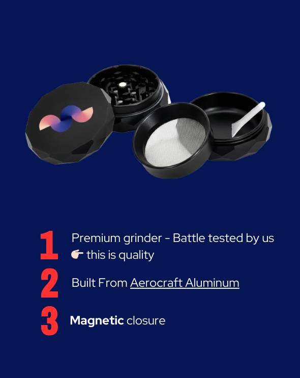Premium Aluminum Grinder – Smooth, Sharp & Built to Last