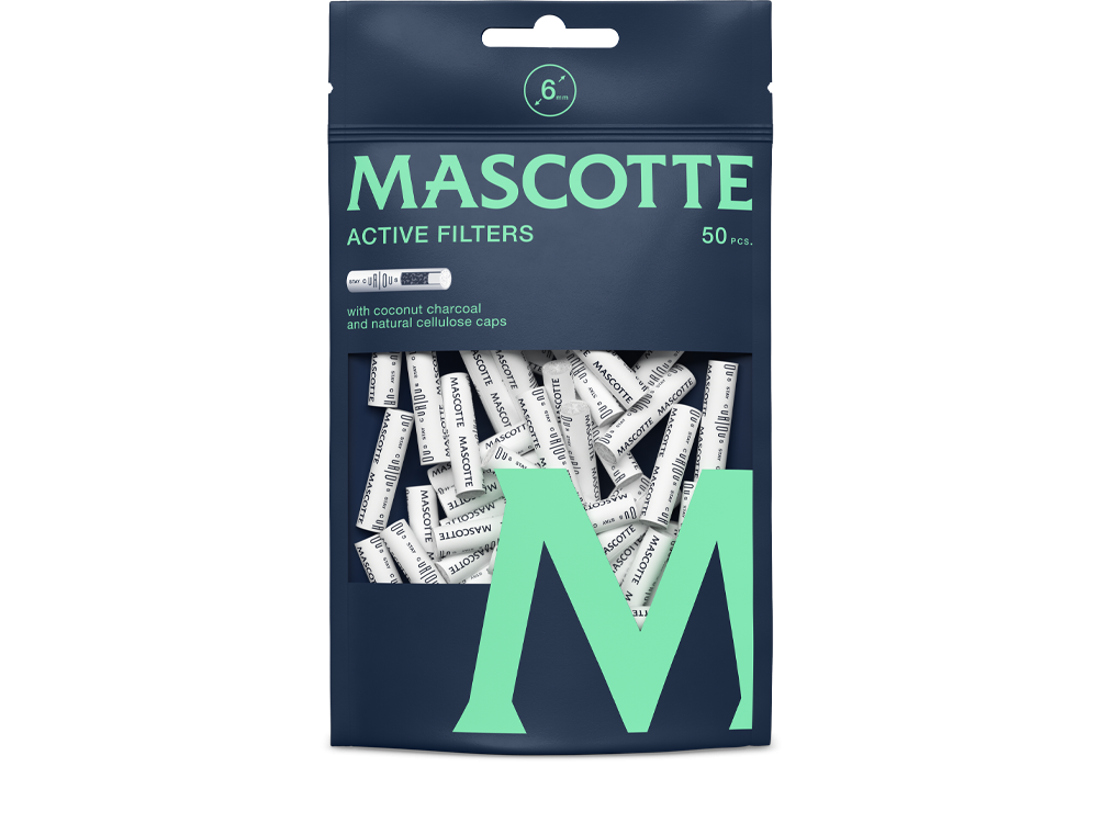 Active Carbon Filters 6mm - 50 pieces - Teabacco