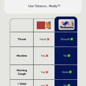 Teabacco Herbal Blend - New tastes