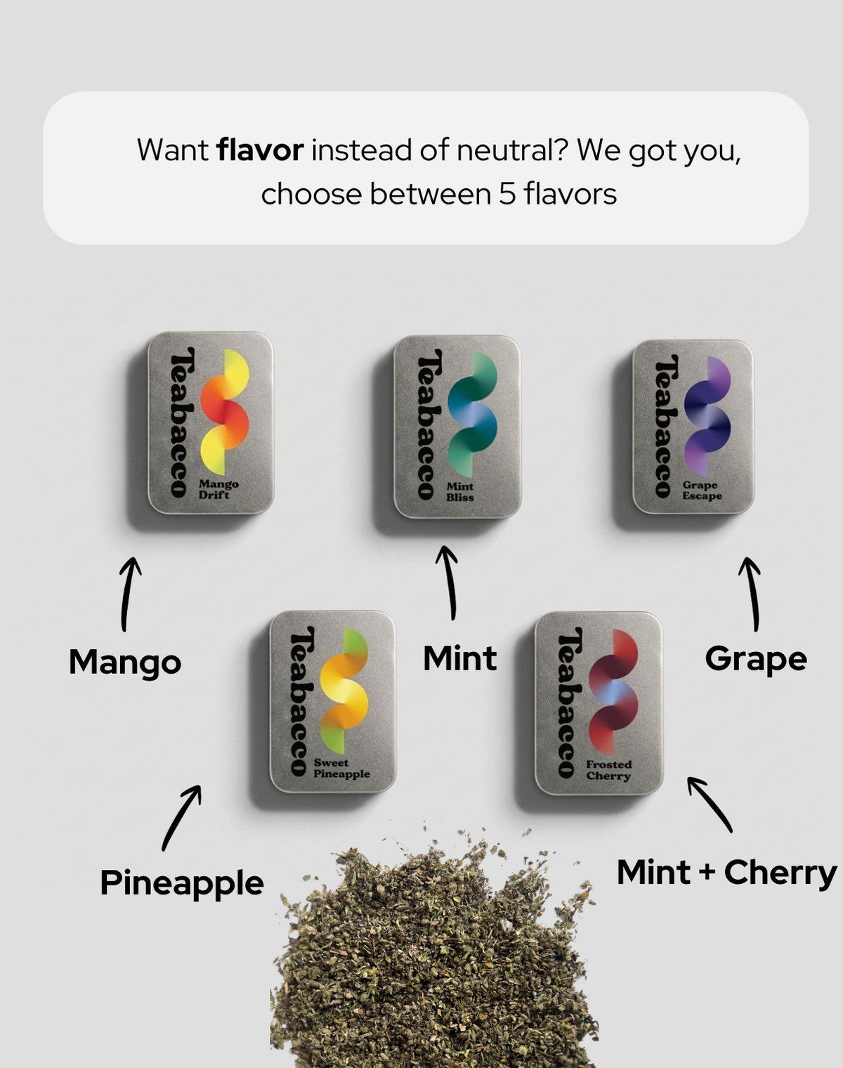 Teabacco Herbal Blend - New tastes - Teabacco